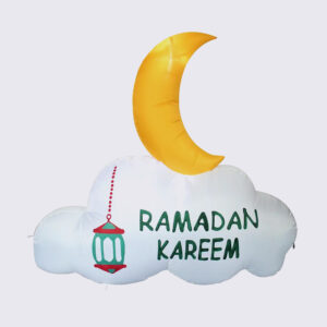 Inflatable Ramadan Kareem Cloud and Crescent with Light